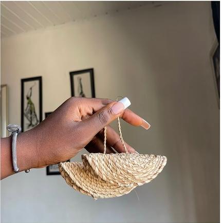 Boho Woven Raffia Earrings
